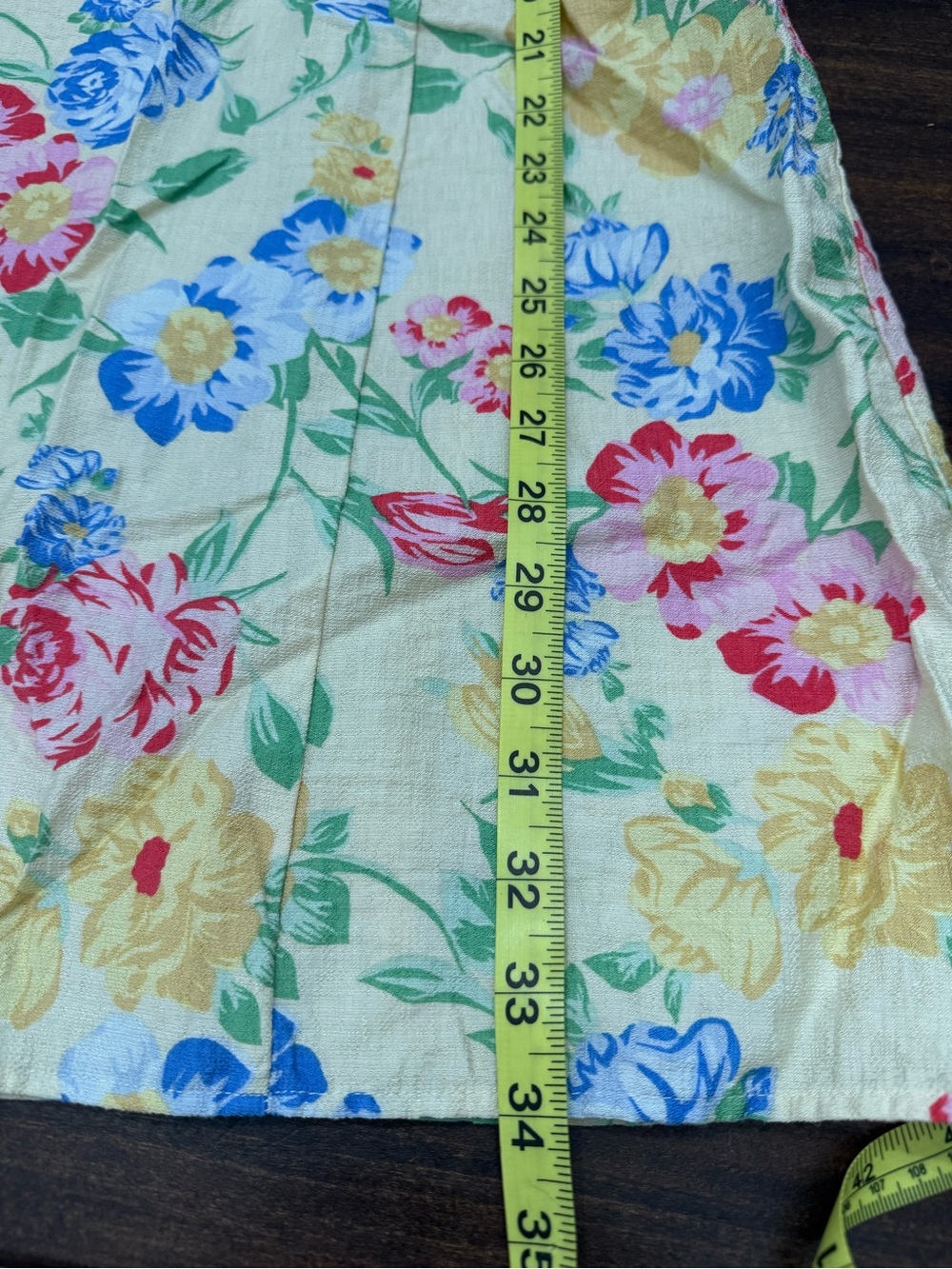 a new day Yellow Floral Mini Sundress with Pink & Blue Blooms - Picture 6 of 7